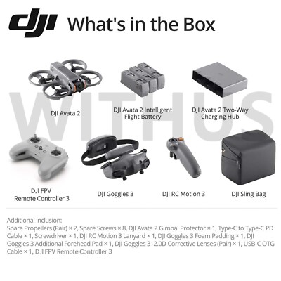 DJI Avata Explorer Combo + Remote Controller 2 + Fly More Kit – Comme Neuf