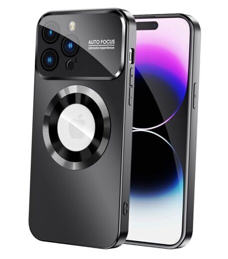 Magnetic for iPhone 14 Pro Max Case, Compatible with MagSafe, Built-in Black