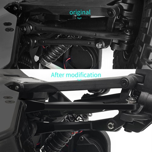 Eslabón de dirección de aluminio/eslabón superior/eslabón trasero para coche de radiocontrol LOSI 1/10 Hammer Rey - Imagen 3 de 17