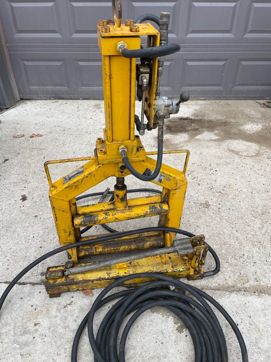 Mustang Model DBM-80 Hydraulic PLASTIC PIPE squeeze tool W PUMP | eBay