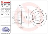 Brembo Bremsscheiben Voll Hinten Rechts Links FüR Mitsubishi Eclipse II Pajero