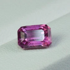 1.76ct Certified Unheated Sapphire OCT 8x5mm Vivid Pink 100% Genuine Natural Sap