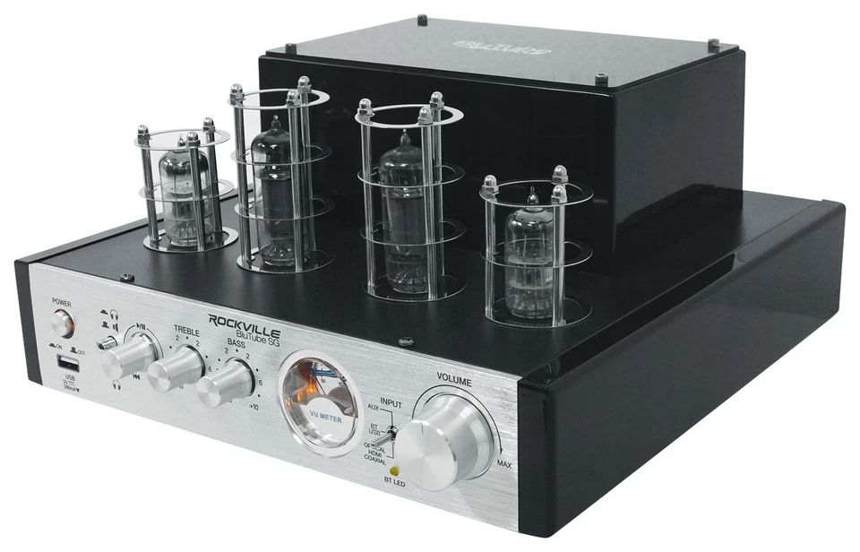 Rockville BluTube SG 70w Tube Amplifier/Home Theater Stereo Receiver w/Bluetooth - Image 3 of 4