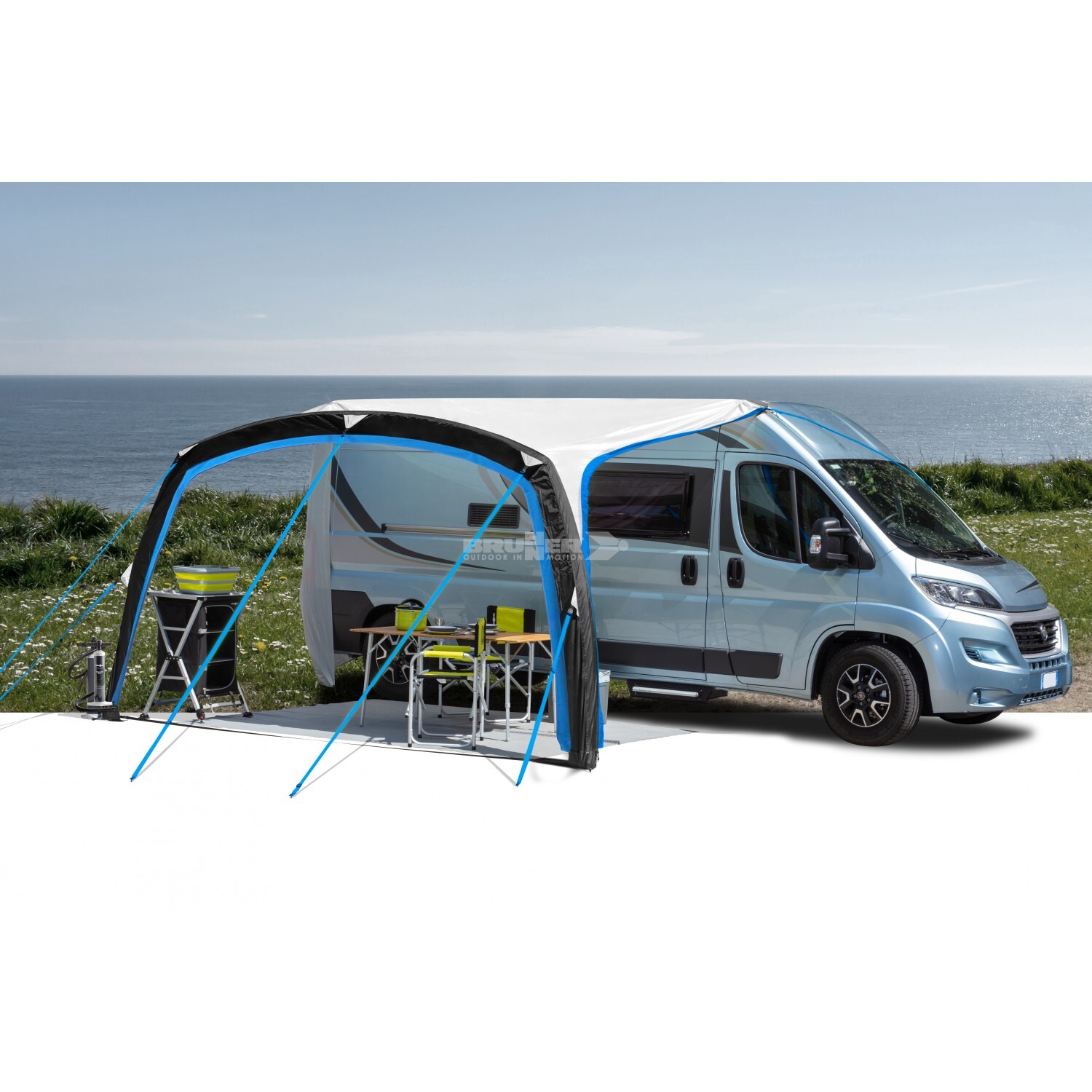 Caravan Motorhome Air Awning PolyCotton Sunshade Rain Shelter Porch Brunner SKIA