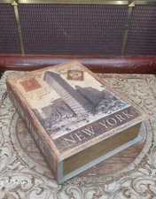 Flatiron Bldg. New York Faux Fake Book Hidden Compartment Storage Diversion Box