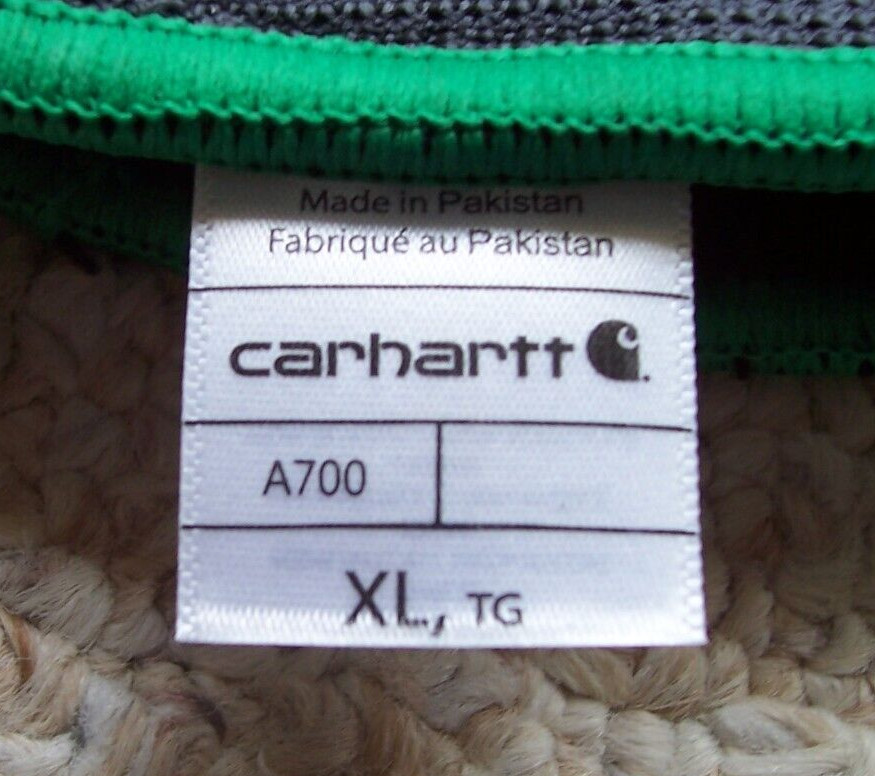 Carhartt Gloves Men's Black Nitrile Palm Nylon Shell Lined XL thumbnail 4