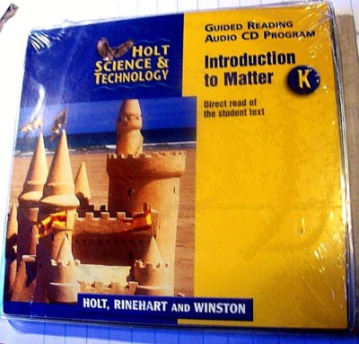 Holt Science & Technology: INTRODUCTION TO MATTER Audio CD Program Set Sealed