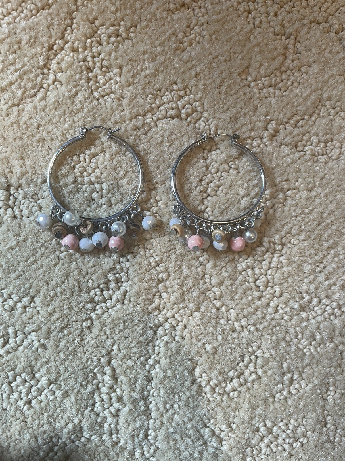 Stylish Beaded Hoop Earrings for Trendy Looks-image