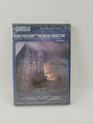 The Gnomon Workshop - Adobe Photoshop for Digital Production 2 Disc Set - Sealed
