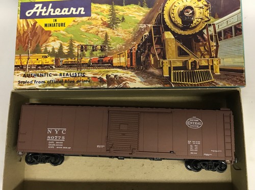 Coche caja puerta única Athearn 5057 escala HO New York Central 50' 80775 acoplamiento Kadee | Zustand: Used