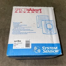 System Sensor SPSR Fire Alarm - Red