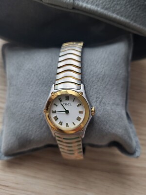 EBEL Wave Ladies Sport Classic, Edelstahl und Gelbgold, 24 mm, OVP  neu Damenuhr