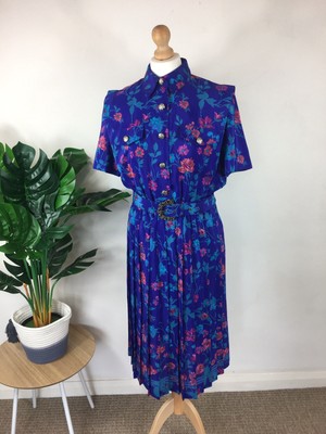 80s floral print
