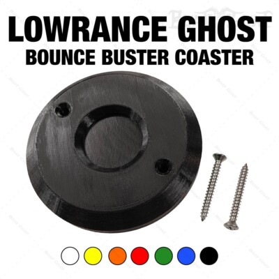 Lowrance Ghost Bounce Buster Coaster Trolling Motor Stabilizer Shield - 7 COLORS