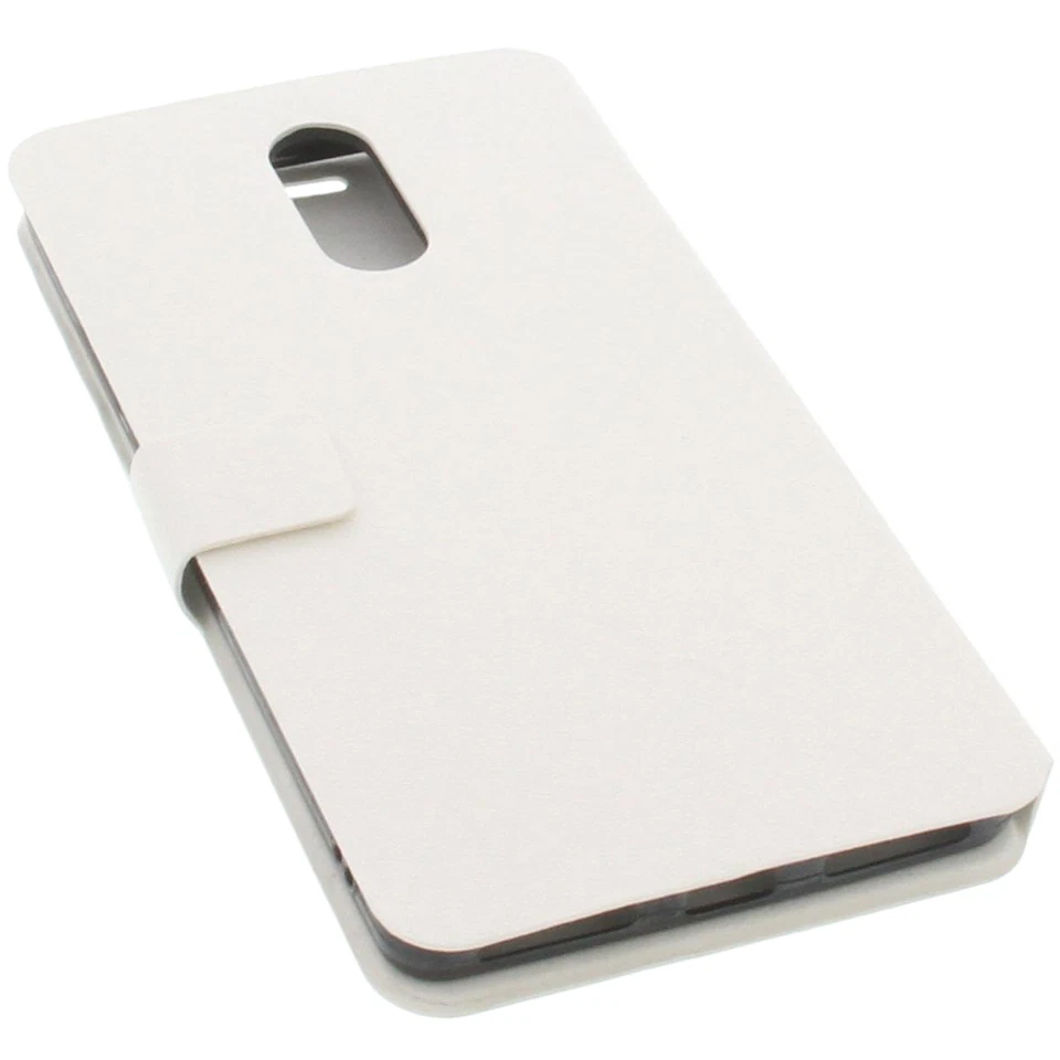 Custodia Book-Style Per Bluboo Maya Max Tasche Protettiva Bianco - Immagine 4 di 4