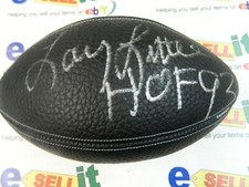 Larry Little HOF Dolphins  - Autographed Full Size Wilson  football with COA