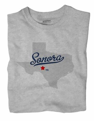 Sonora Texas TX Tex T-Shirt MAP