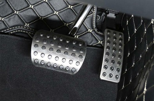 Fit For Benz GLB W247 2020-2022 Aluminum Silver Accelerator Brake Pad Pedal Trim - Picture 4 of 7