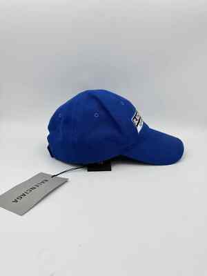 Balenciaga BLNCG 24/7 News Baseball Cap Blue | eBay