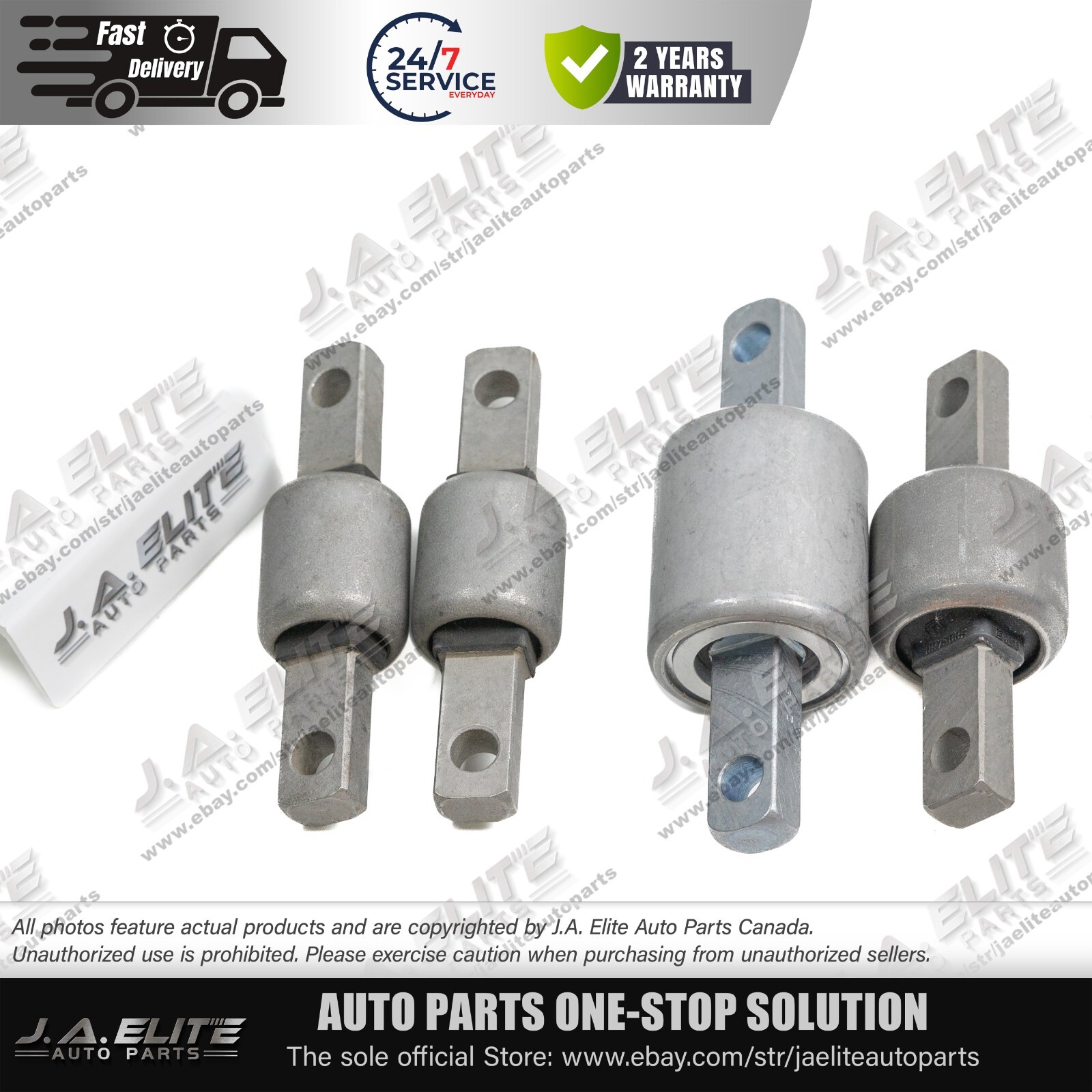 4pcs Front Upper & Lower Control Arm Bushing fit Ferrari 458 488 812