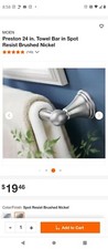 Moen 24" Brushed Nickel towel bar