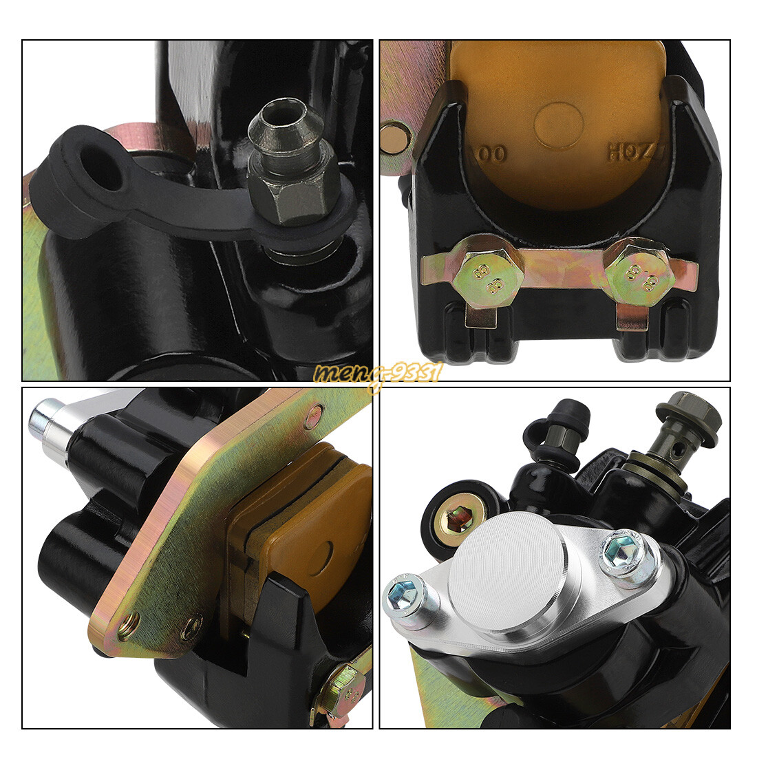 Rear Brake Disc Rotor & Caliper for Yamaha Banshee 350 Blaster 200 Raptor 660