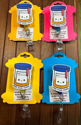Urine good hands nurse and doctor badge reels