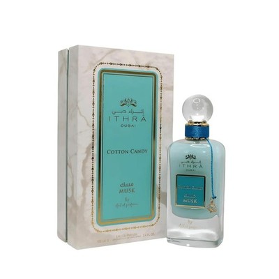 Ard Al Zaafaran Ithra Dubai Cotton Candy Musk Eau de Parfum Spray for Women,