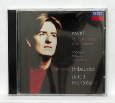 JEAN-YVES THIBAUDET, CHARLES DUTOIT RAVEL The Piano concertos DECCA CD NM