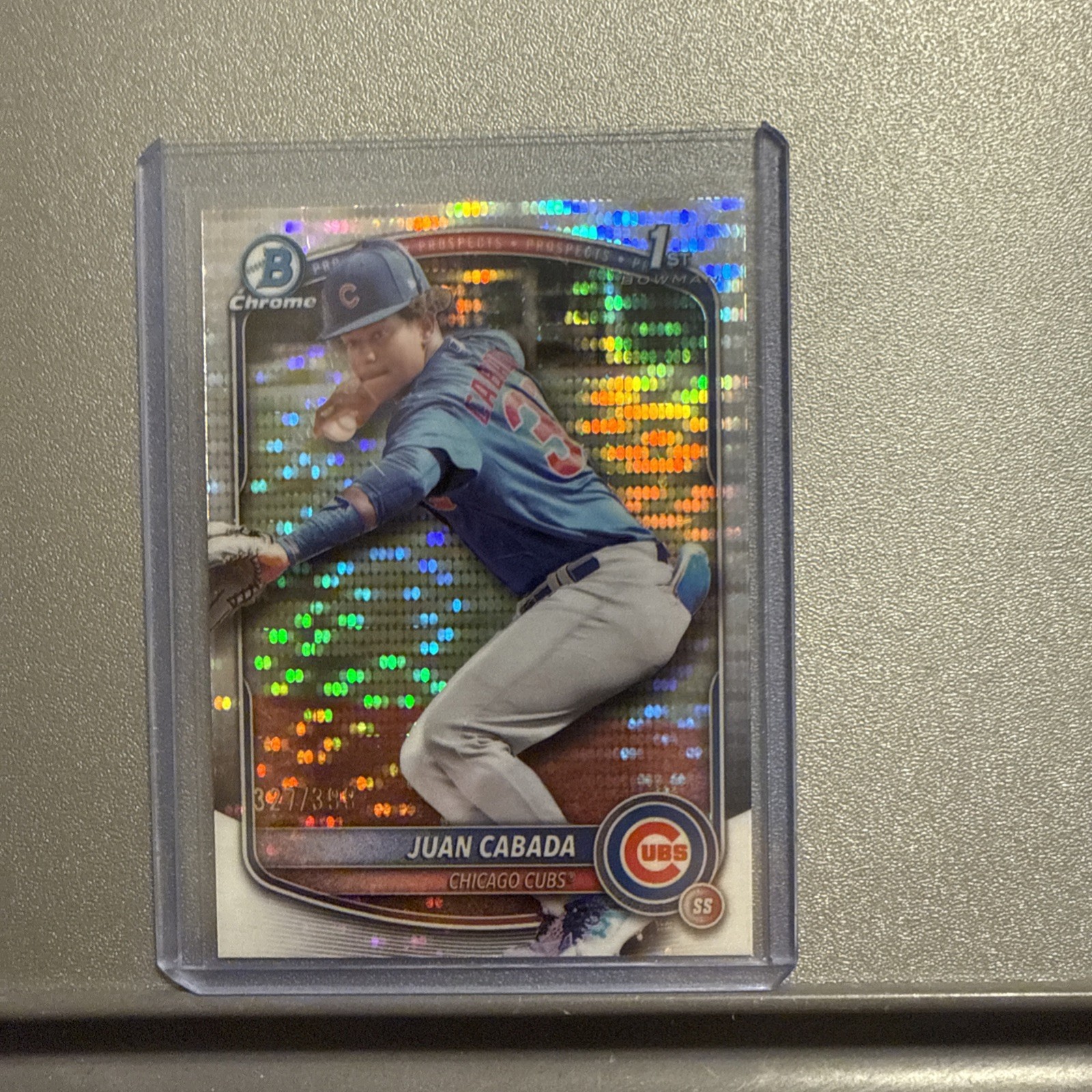 2025 Bowman Chrome Prospects Pulsar Juan Cabada #BCP-207 (RC) Cubs /399