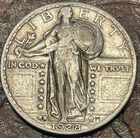 1928-S Standing Liberty Quarter USA Historic 🇺🇸 Silver Coin 🔥