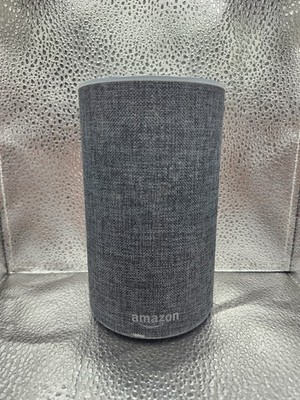 Amazon Echo (2nd Generation) Charcoal Fabric W/Power Supply Smart Alexa