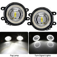 Toyota Aygo Led Front Nebelscheinwerfer Set 14-22 Chrome Ultra White Mit Ring