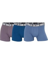 Image of CR7 3-Pack Men's Organic Cotton Trunks – Multicolour