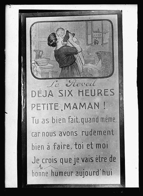Photo:Le reveil d�ja six heures petite maman
