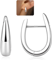 Ohrringe Silber 925 HäNgend Creolen Gold Hypoallergene | 14K Gold Creolen FüR Da