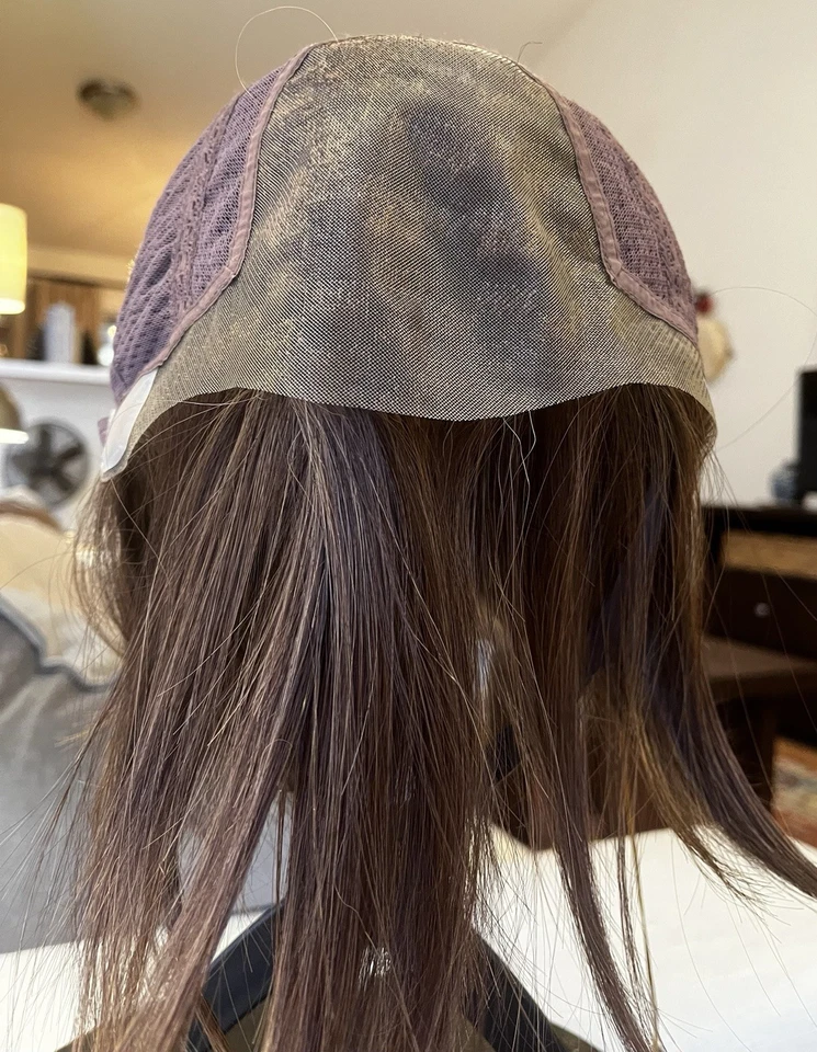 Peluca Bell Tress 100 % atada a mano mono top BELLISSIMA en inglés caramelo 6F27 Foto 4 de 4