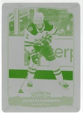 John Klingberg O-Pee-Chee 2022-23 Printing plate Yellow #239 1of1