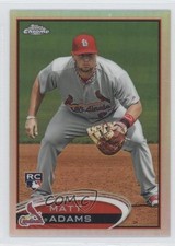 2012 Topps Chrome Refractor Matt Adams #199 0c2