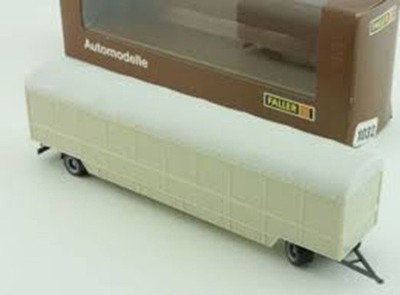 FALLER AUTOMODELLE CAR SYSTEM HO 1032 2 AXLE  LONG  TRAILER   SCALE 1:87