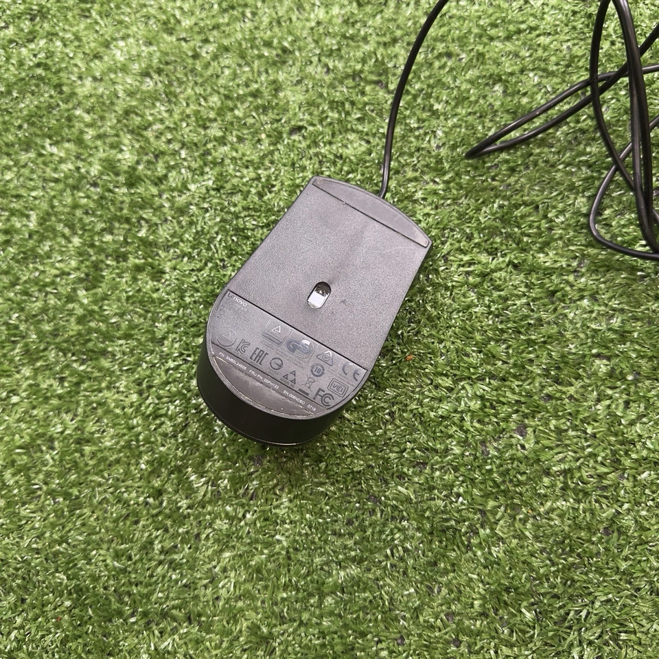 Lenovo Essential USB Mouse Wired 2-Button Black Red Scroll Wheel Optical Mouse - Image 3 of 4