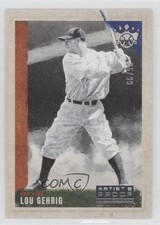 2022 Diamond Kings Short Print Artist Proof Silver 5/99 Lou Gehrig #104 HOF 04br