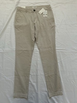 Bruun & Stengade Maldonado Slim Fit Pants Beige Corduroy 32x34 NWT Office Chino