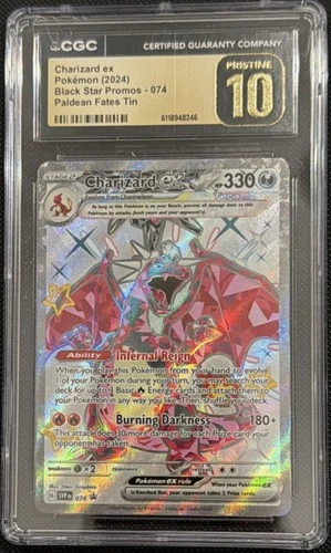 CGC 10 Charizard ex 074 Scarlet & Violet Promo Holo 2024 Pokémon TCG EX 🔥🔥🔥