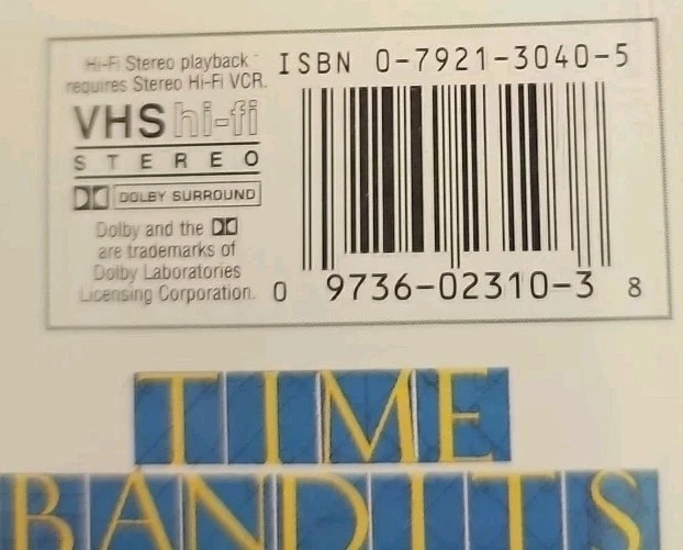 Time Bandits VHS SEALED Paramount John Cleese Sean Connery Shelley Duvall VTG - Image 3 of 4