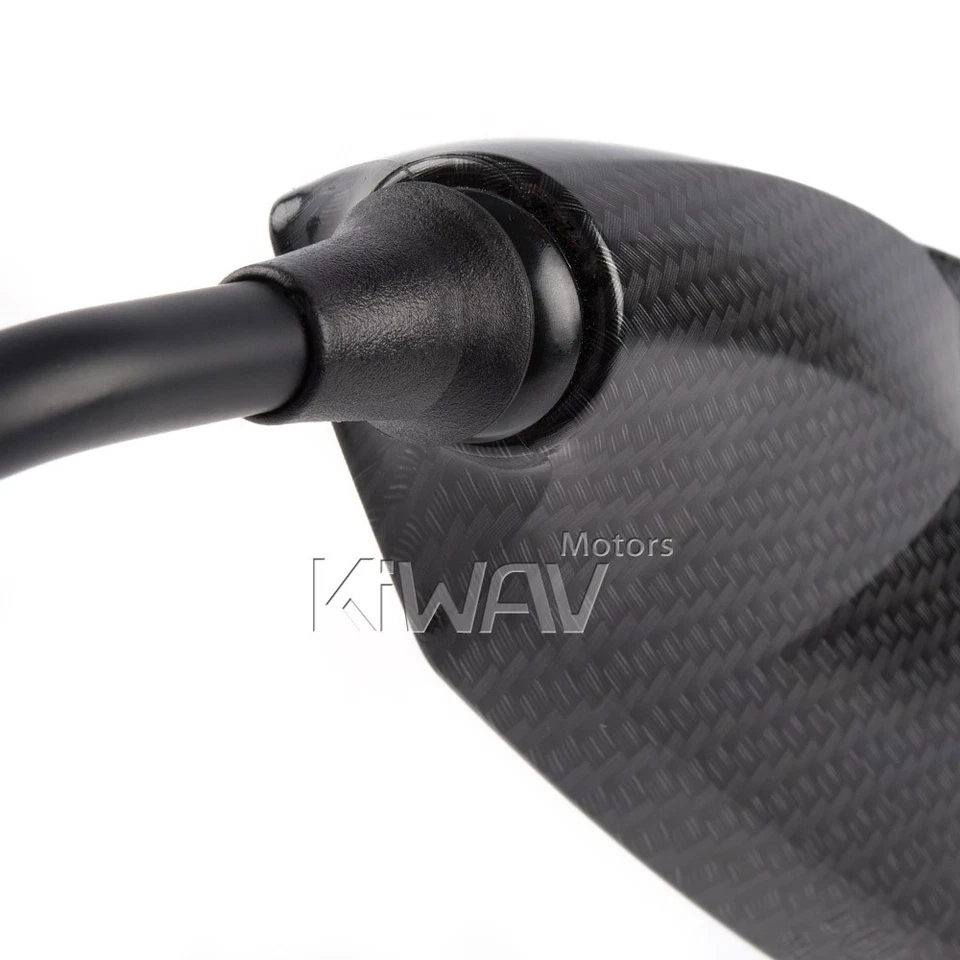 rétroviseurs new fist noir carbone fiber look M10 pour Moto Guzzi Aprilia - Photo 4/4