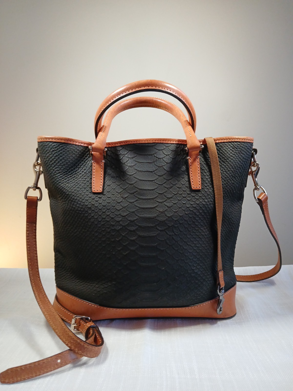Dooney And Bourke Python Medium  Handbag - image 8
