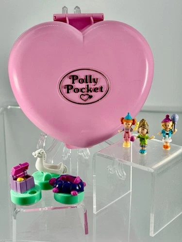 1992 Polly Pocket Bluebird "Partytime Stamper Playset" Complete - All Original