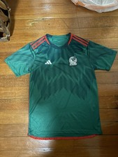 Mexico 2022 Adidas Home Soccer Jersey Men’s Medium Green FIFA World Cup