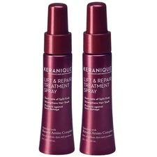 2 KERANIQUE LIFT & REPAIR TREATMENT SPRAY KERATIN AMINO COMPLEX 2 oz ea (2 PACK)